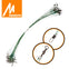 Meredith Anti Bite 15cm-30cm Steel Wire Leader With Swivel